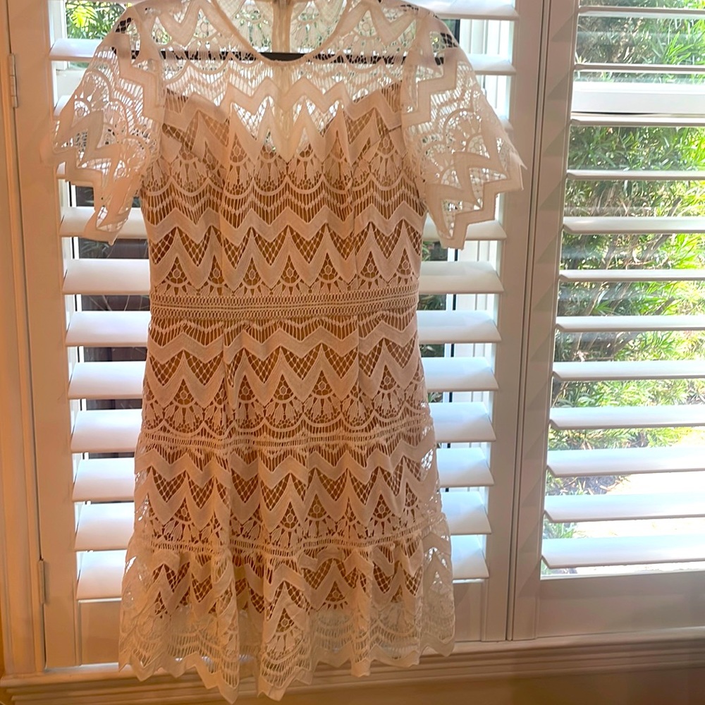 Ladies Dress White size 8